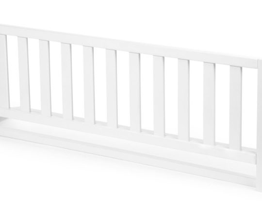 Barrera de cama extra-larga madera blanca